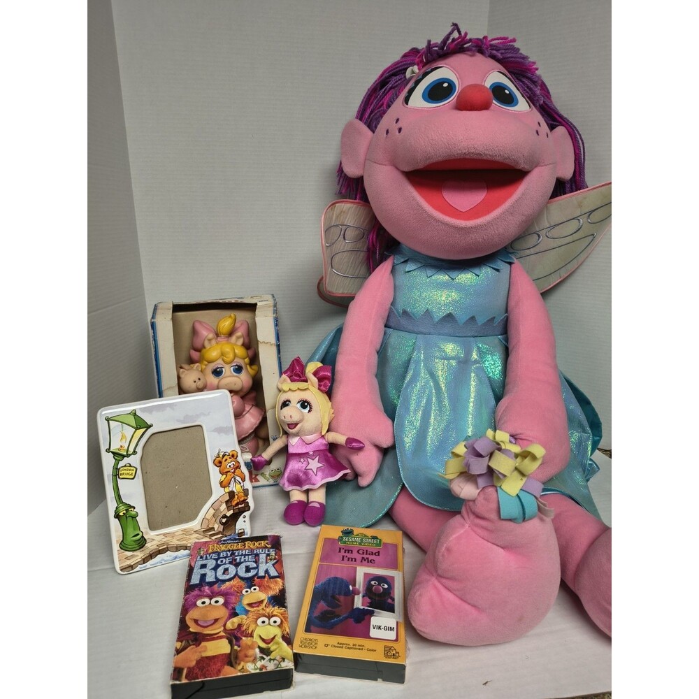 Vtg Muppets Jim Henson Sesame Street Collectibles Retired Jumbo Abby Miss Piggy